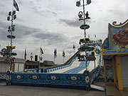 Münchner Rutschn beim Aufbau Frühlingsfest München 2018 am 15.04.2018 (©Foto: Martin Schmitz)